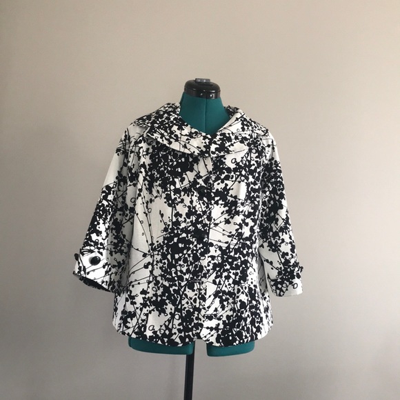 Dress jacket. Black and white - Picture 1 of 7